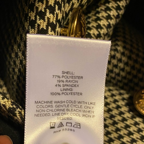 Oversized houndstooth blazer - Picture 5 of 6